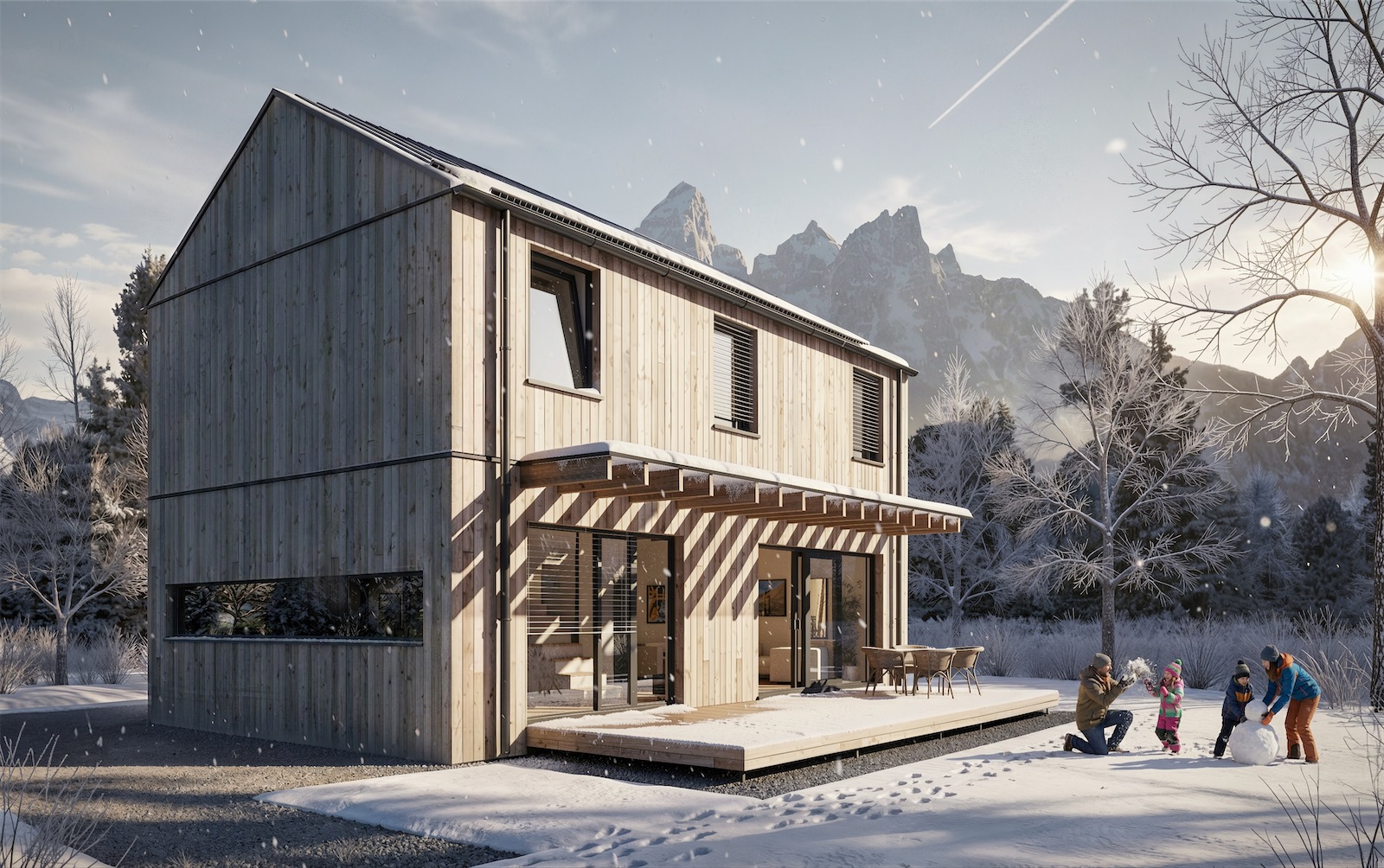 Prefabricated house ek 035