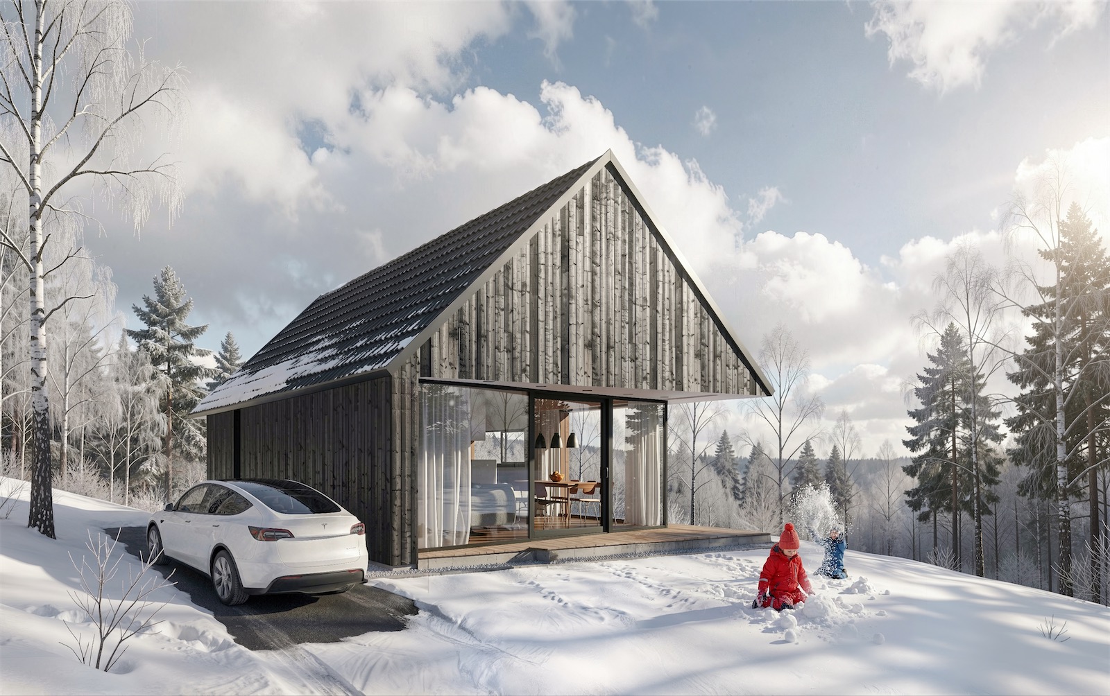 Prefabricated house ek 045